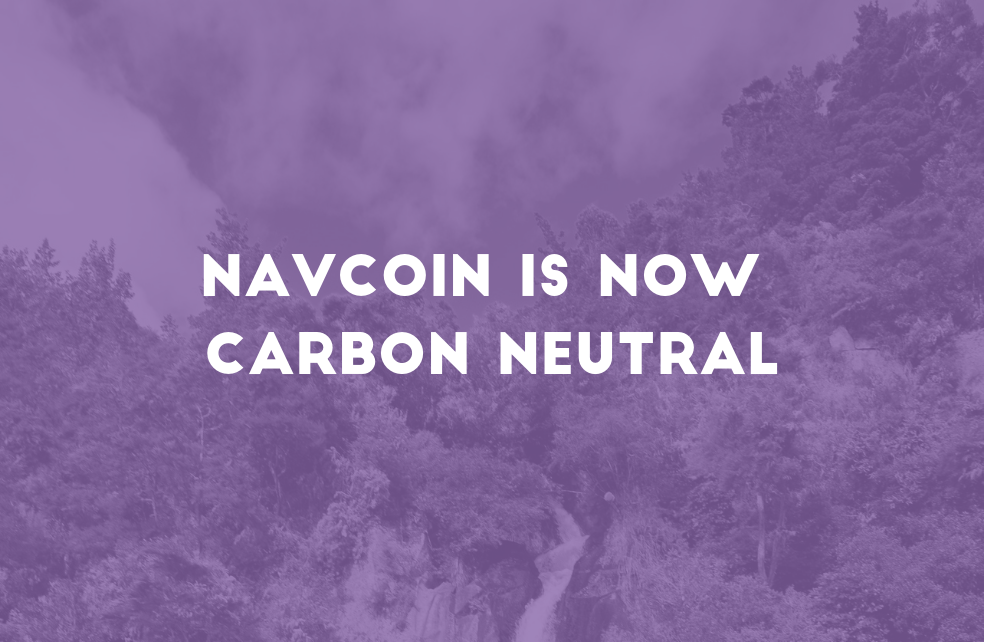 NavCoin is now Carbon Neutral