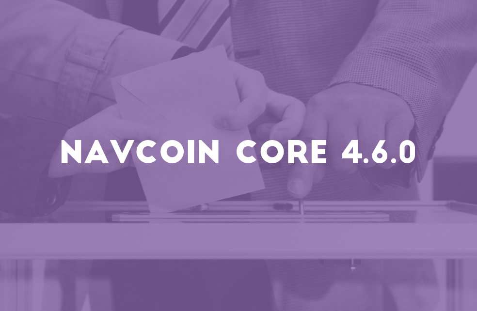 NavCoin Core 4.6.0 Released