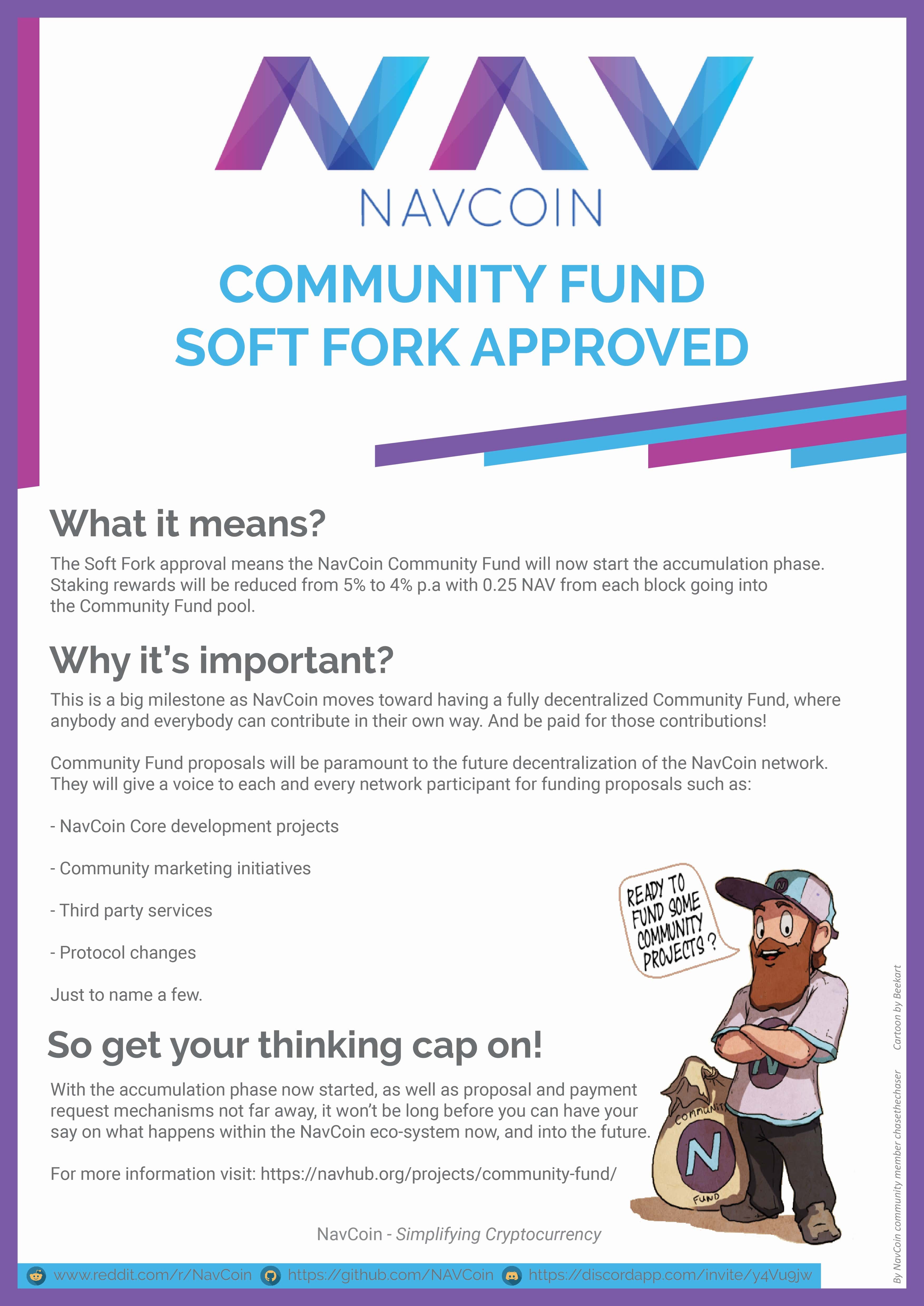 NavCoin Community Fund Infographic