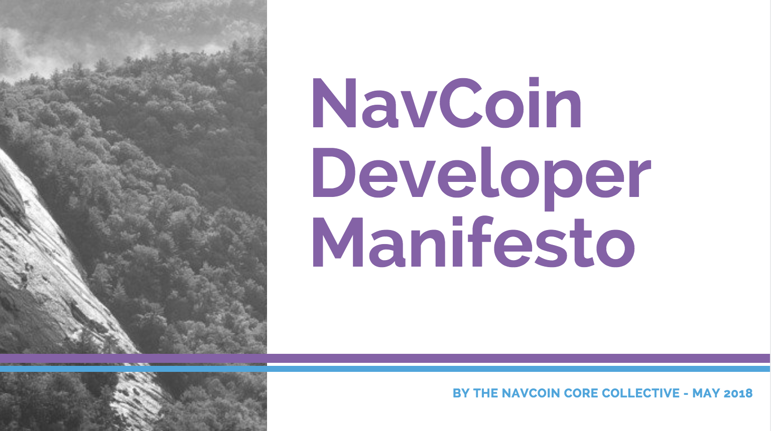 NavCoin Developer Manifesto