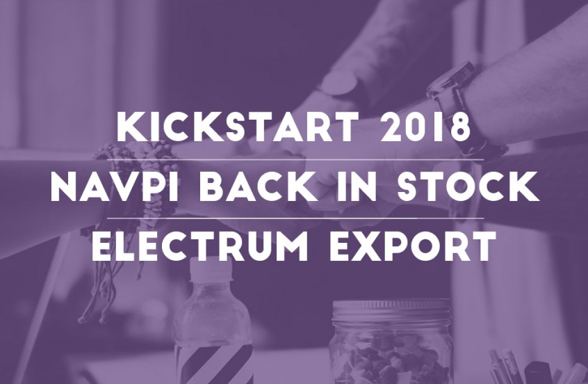 Kickstart 2018 Navpi Back in Stock and Electrum Export to Navpay